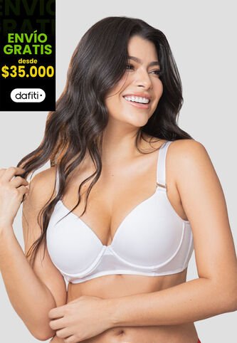 Brasier Mujer Blanco Fi 103874 Formas Intimas