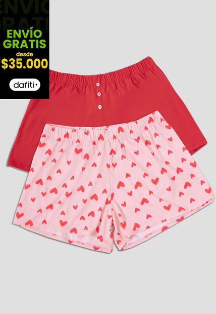 Short Paq X2 Mujer Multicolor Fi 104048