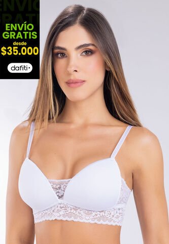 Brasier Mujer Blanco FI 34543 Formas Intimas