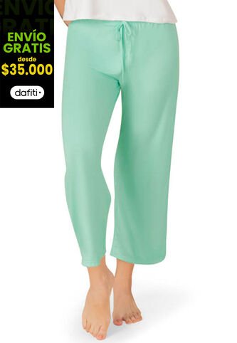 Pantalón Mujer Verde Menta Fi 92995 Formas Intimas