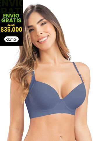 Brasier Mujer Azul Acero FI 95894 Formas Intimas