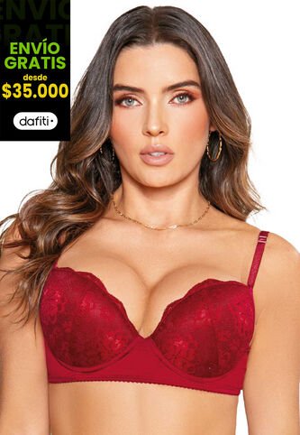 Brasier Mujer Vino Tinto FI 83261 Formas Intimas