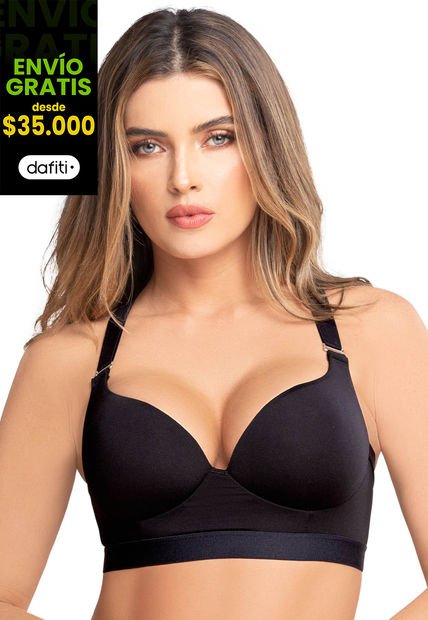 Brasier Mujer Negro FI 77666