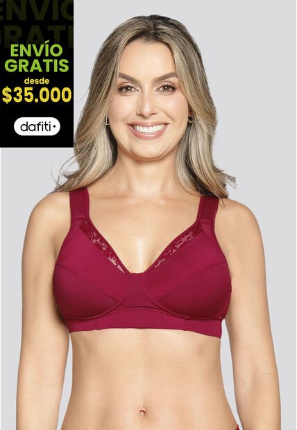 Brasier Mujer Vino Tinto FI 69512