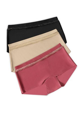 Cachetero Paq X3 Mujer Multicolor FI 4567 Formas Intimas