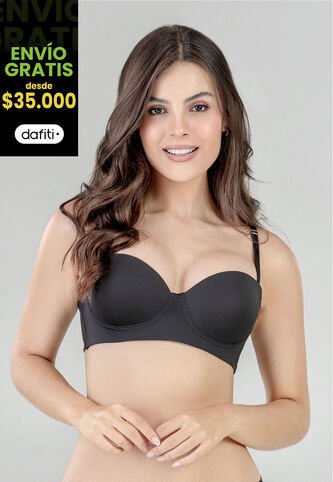 Brasier Mujer Negro FI 96475 Formas Intimas