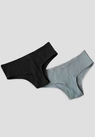 Cachetero Paq X2 Mujer Azul FI 101522 Formas Intimas