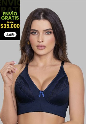 Brasier Mujer Azul Navy FI 41241 Formas Intimas