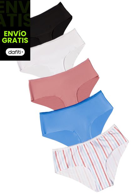 Cachetero Paq X5 Mujer Multicolor 90729