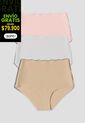 Cachetero Paq X3 Mujer Rosa FI 5534 de Formas Intimas