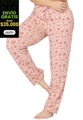 Pantalón Pijama Mujer Rosa Fi 5552 Formas Intimas