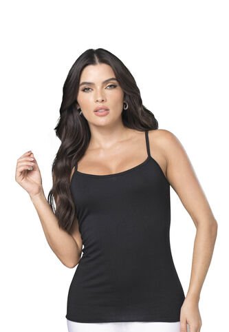Camisilla Interior Mujer Negro FI 3248 Formas Intimas