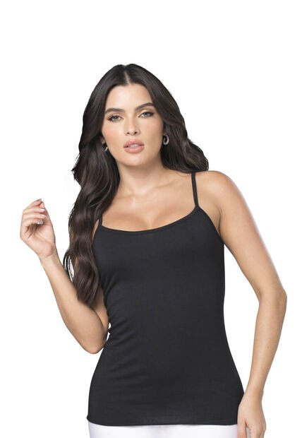 Camisilla Interior Mujer Negro FI 3248