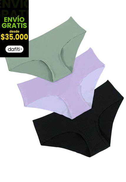 Cachetero Set X3 Verde-Morado-Negro FI 16889