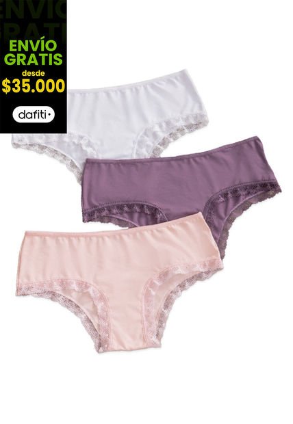 Cachetero Paq X3 Para Mujer Multicolor FI