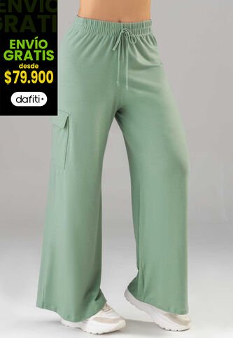 Pantalón Sudadera Mujer Verde FI 8618 Formas Intimas