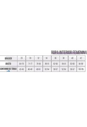 Brasier Adulto Femenino Blanco FI