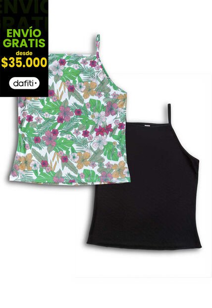 Camisilla Paq X2 Multicolor FI 994