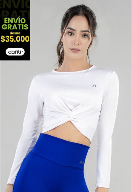 Crop Top Mujer Blanco FI 79205