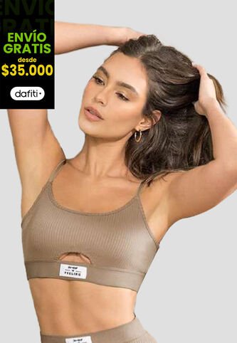 Top Mujer Café Pardo Fi 112105 Formas Intimas