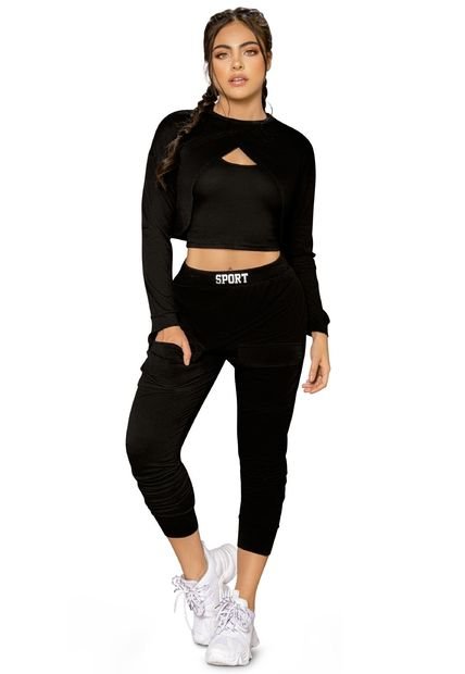 Buzo Adulto Negro Fi 87719