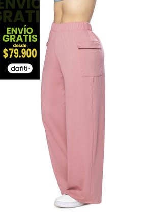 Pantalón Sudadera Mujer Rosa FI 7338