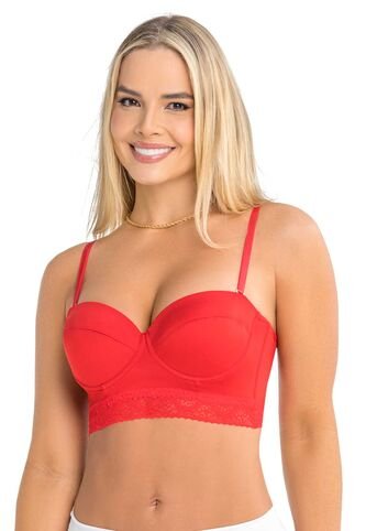 Bustier Mujer Rojo FI 1452 Formas Intimas