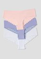 Cachetero Paq X3 Mujer Multicolor Fi 113602 de Formas Intimas