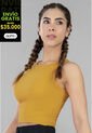 Crop Top Mujer Mostaza FI 7764 de Formas Intimas