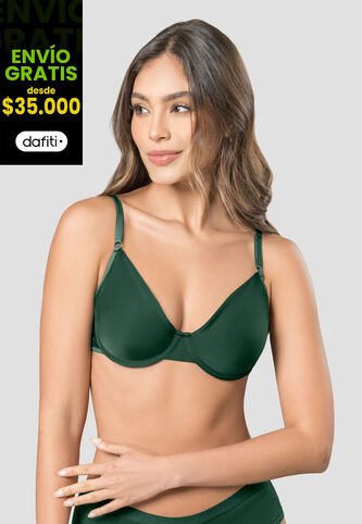 Brasier Mujer Verde Pino Fi 112103 Formas Intimas