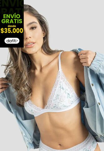 Bralette Mujer Estampado Fi 111695 Formas Intimas