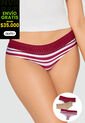 Cachetero Paq X3 Mujer Vino Tinto FI 96631 de Formas Intimas
