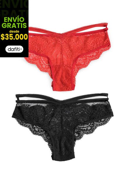 Cachetero Paq X2 Mujer Multicolor FI 4979