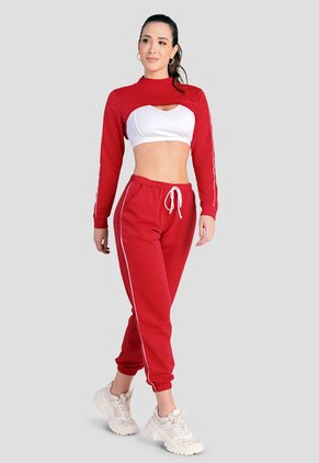 Buzo Mujer Rojo Fi 103859