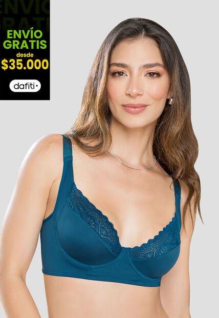 Brasier Mujer Azul FI 105088