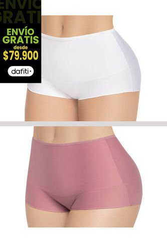 Cachetero Paq X2 Mujer Multicolor FI 76630 Formas Intimas