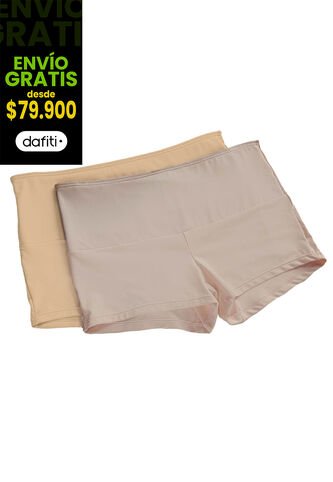 Short Paq X2 Mujer Nude FI 76638 Formas Intimas