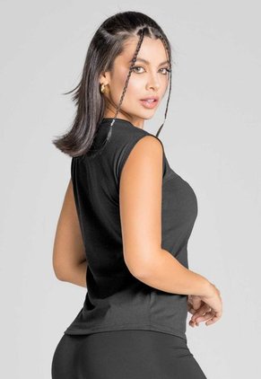 Camisilla Interior Mujer Negro FI 1483