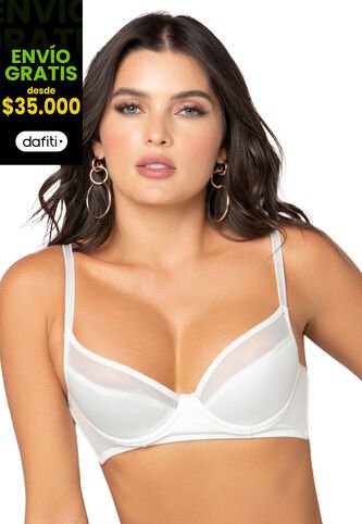 Brasier Mujer Blanco Fi 3589 Formas Intimas