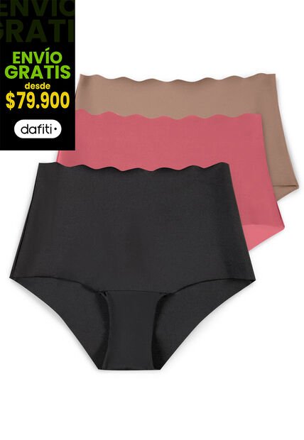 Cachetero Paq X3 Mujer Multicolor FI 5534
