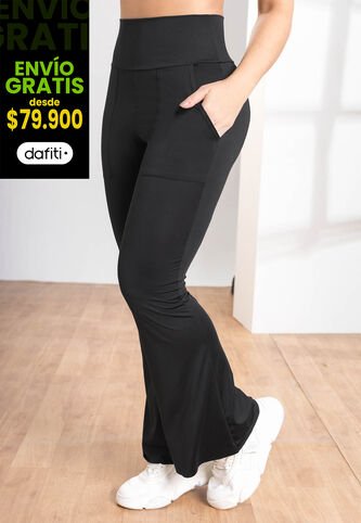 Pantalón Mujer Negro FI 2601 Formas Intimas