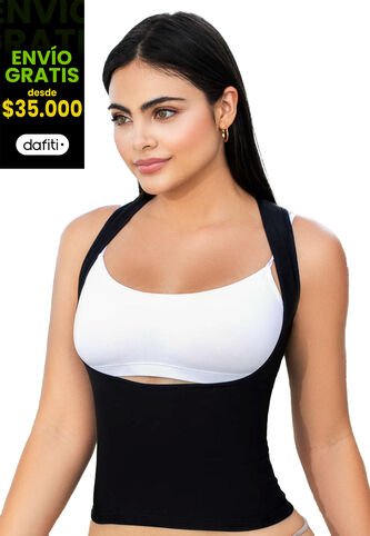 Camisilla Mujer Negro FI 33557 Formas Intimas