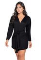 Kimono Mujer Negro FI 92482 de Formas Intimas