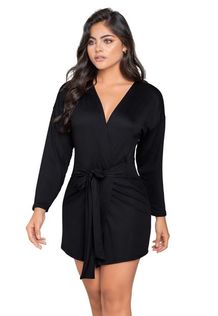 Kimono Mujer Negro FI 92482