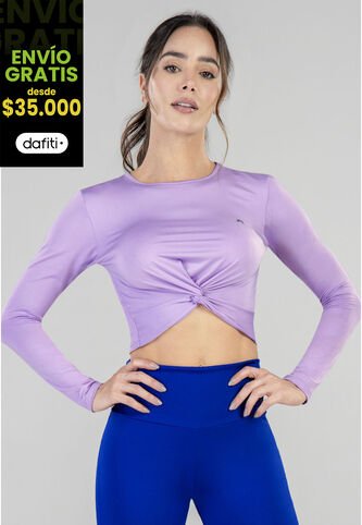 Crop Top Mujer Lila Tech FI 79205 Formas Intimas