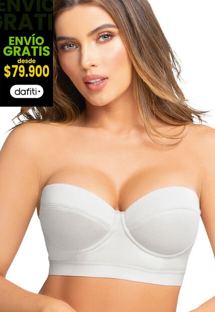 Bustier Para Mujer Blanco FI