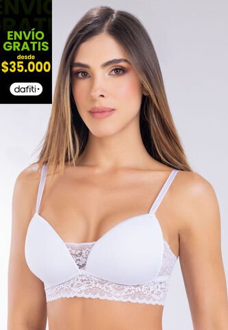 Brasier Mujer Blanco FI 34543 Formas Intimas