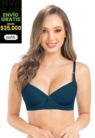 Brasier Mujer Azul Petroleo FI 96477 Formas Intimas
