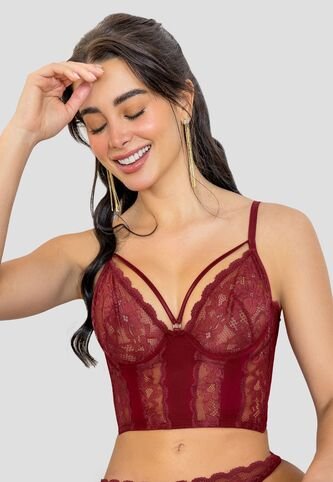 Corset Mujer Merlot Fi 112783 Formas Intimas