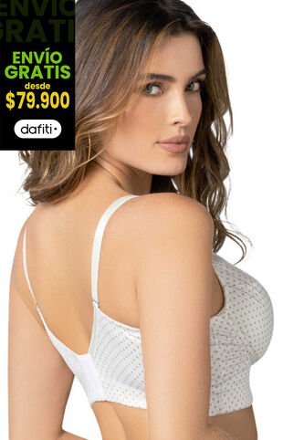 Brasier Adulto Estafiado Marfil Fi 78822 Formas Intimas